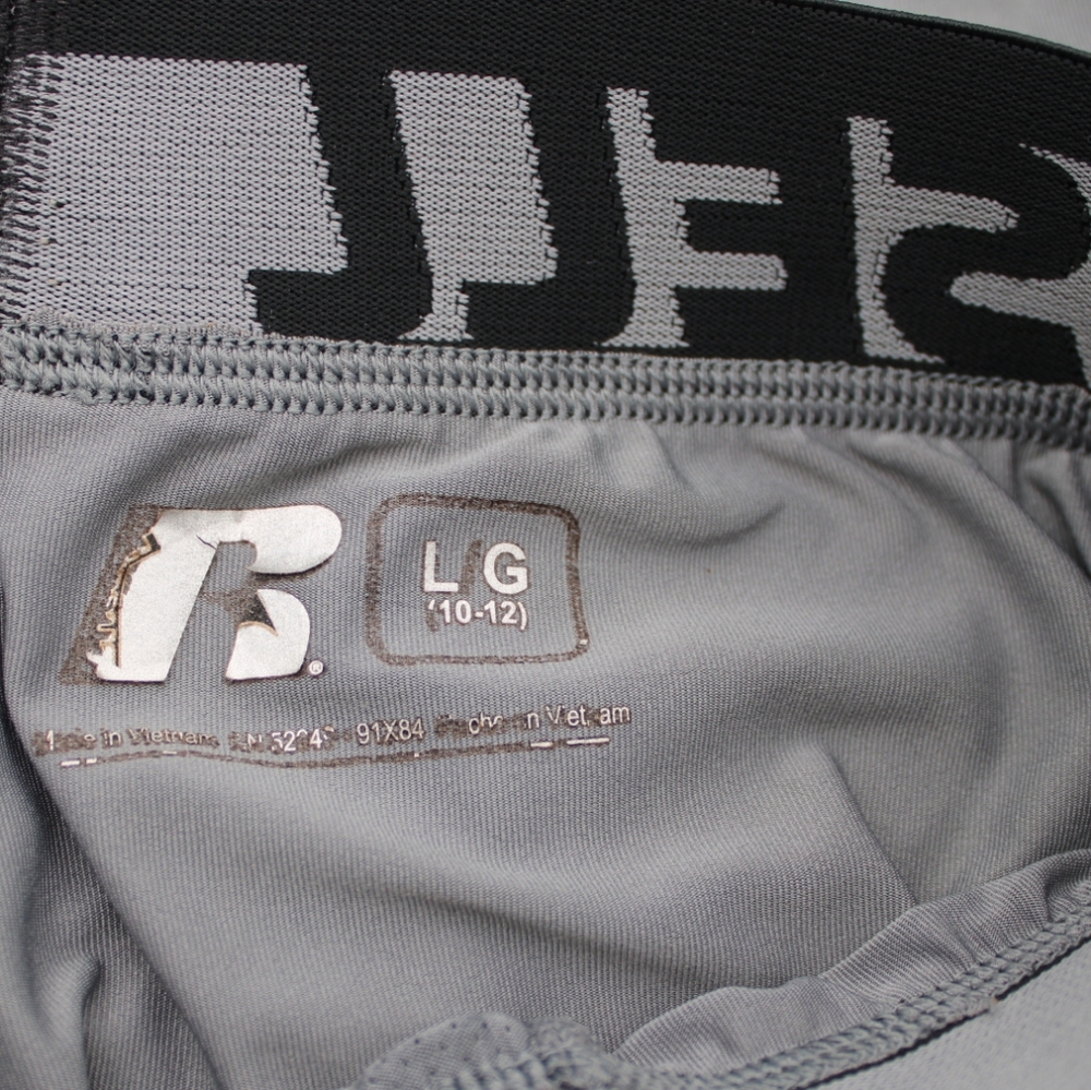 Russell Compression Pants Big Boys (L) Gray - Picture 3 of 4